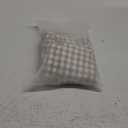 KKJIAF 2 Pcs Plaid Ruffle Pillow Case Standard Size, Cotton Gingham Ruffled Euro Sham Pillow Covers 20x26 Inch, Linen Feel Bed Pillow Shams with Envelope Closure for Bed Sofa (Taupe Plaid)