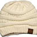 C.C Trendy Warm Chunky Soft Stretch Cable Knit Beanie