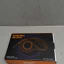 Retractable Dog Leash with Led Light, Douexio 16ft Heavy Duty Dog Leash Retractable for Medium Large Dogs Up to 110lbs, 360 Tangle-Free, One-Button Control, High Strength Hook (White, 66-110 lbs)