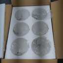 6 Pack Clear Glass Shades Replacement,5.51in Height,3.94in Diameter,1.65in Fitter,High Transmittance Cylinder Glass Lampshade Replacement for Pendant Light Floor lamps Chandelier Wall Sconces
