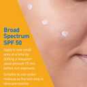 CeraVe 100% Mineral Sunscreen SPF 50, Face sunscreen With Zinc Oxide & Titanium Dioxide, Hyaluronic Acid + Niacinamide + Ceramides, Oil Free, Travel Size 2.5 oz