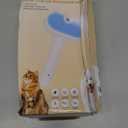 Pet Steam Brush for Dog & Cat - 3-in-1 Steam Grooming Brush for Shedding & Hair Removal - Self Cleaning Spray Comb with Mist for Long Haired Pets - Includes 1*Waterless Shampoo, Blue