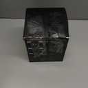 Sellemer Toilet Brush and Holder Set for Bathroom, Flexible Toilet Bowl Brush Head with Silicone Bristles, Compact Size for Storage and Organization, Ventilation Slots Base (2 Pack, Silver)