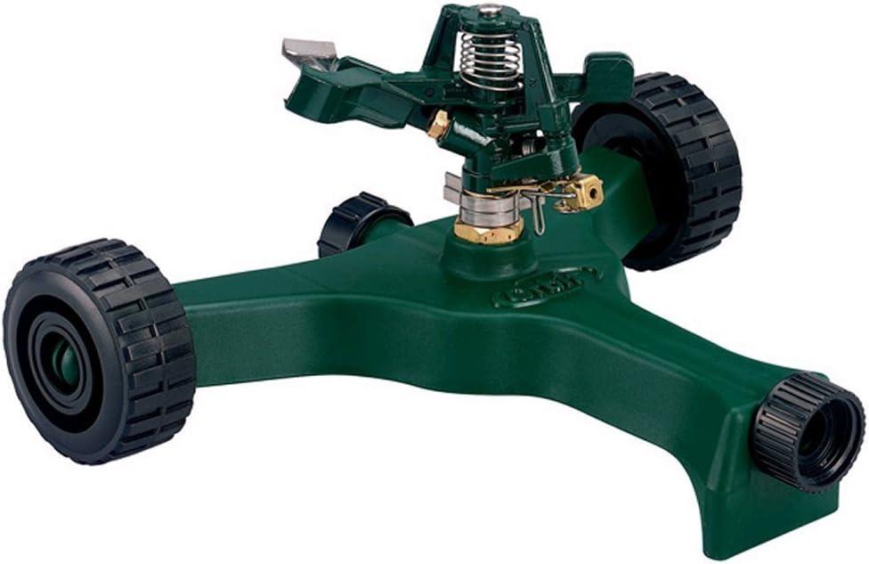 Orbit 58148 Lawn and Garden 1/2-Inch Zinc Impact Sprinkler with Metal Wheel Base (No Size)