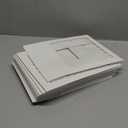 qiqee 8x8x2.5 Inch White Pastry Box With Window Donut Pie Boxes 12pcs Bakery Box (Auto-pop Up)