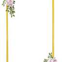 Fivenl Arch Backdrop Stand 4FT Balloon Arch Stand Stable Gold Wedding Arch Frame Metal Arch Backdrop Stand for Wedding Ceremony Birthday Party Bridal Baby Shower Banquet Decoration