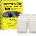 Mouse Repellent Pouches,Peppermint Oil Powered, Indoor Outdoor & Car Use, Natural Rodent Deterrent for Home, RV, Garage | Safe for Pets & Kids,Advanced Botanical Formula for RV & Vehicle Protection