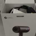 slopehill Professional Ionic Hair Dryer, Powerful 1800W Fast Drying Low Noise Blow Dryer with 2 Concentrator Nozzle 1 Diffuser Attachments for Home Salon Travel (White)