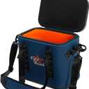 Magnetic Backpack Cooler Bag, Cold Retention Soft Coolers 30 Can Insulated Soft Sided Cooler with Waterproof Bag