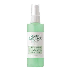 Mario Badescu Facial Spray with Aloe, Cucumber and Green Tea for All Skin Types, Face Mist that Hydrates & Invigorates, 4 Ounce (Pack of 1)