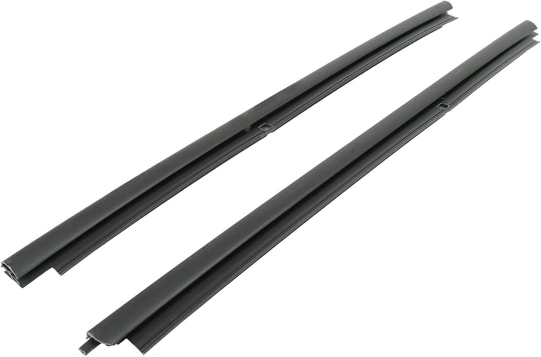 labwork Black Rubber Front Outer Window Sweep Pair Set of 2 Replacement for Silverado 1500 1999-2006 Tahoe 2000-2006 Escalade 2002-2006 KG2089