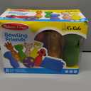 Melissa & Doug K's Kids Bowling Friends Play Set and Game with 6 Pins and Convenient Carrying Case Indoor Outdoor Bowling Set, Soft Plastic Animal Pins, for Ages 2+