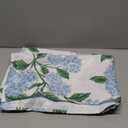 Spring Floral Tablecloth Rectangle 60 x 84 Inch Blue Hydrangea Flower Table Cloth Polyester Fabric Vintage Summer Flowers Table Cover for Kitchen Holiday Party Dining Picnic Outdoor Decor
