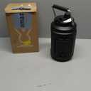 1 Gallon Insulated Water Bottle for Sports: Meoky 128 oz Triple Wall Vacuum Stainless Steel Water Jug - Top and Side Handles, Cold for 48 Hrs, 2-in-1 Straw and Spout Lid, Leak Proof for Hiking (Night)