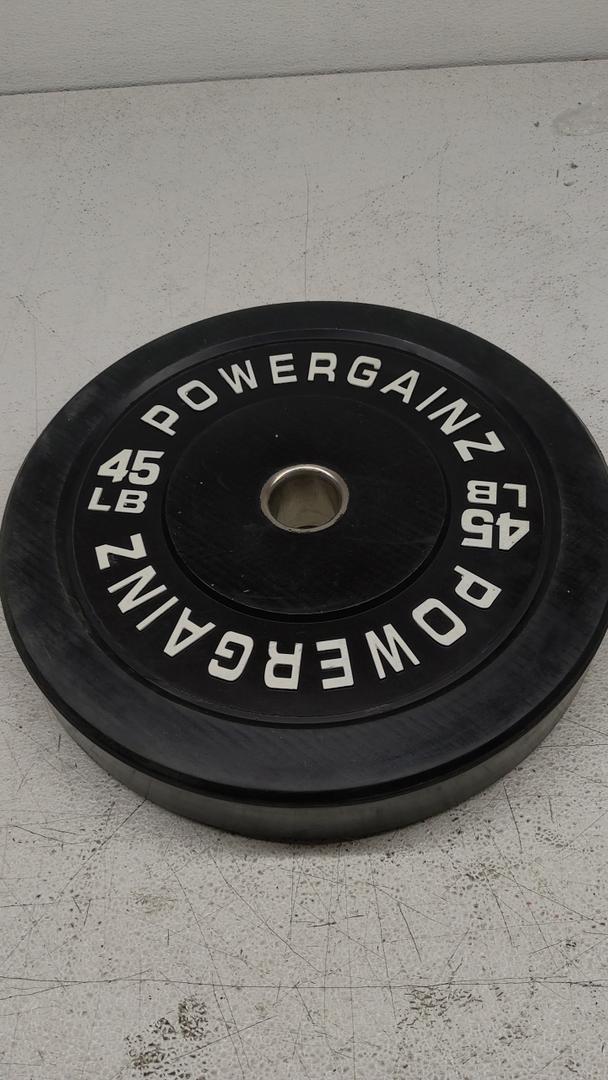 45 LB Powergainz Olympic Bumper Plate Weight Plate for Strength Training & Weightlifting 1 Pack