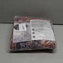 Rugland 3x5 Rug - Stain Resistant Washable Rug, Anti Slip Backing Rugs for Living Room, Vintage Tribal Area Rugs (TPR10-Burgundy, 3'x5')