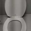 Mayfair Caswell Modern Slow Close Toilet Seat, Durable Plastic, Elongated, White