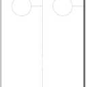 Printable Door Hangers Signs for Business (4.25 x 11) - 50 Blank Door Hangers - 80lb Cover White - Laser & Inkjet Printer Compatible, Pack Of 3