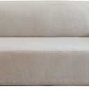 HOOBUY Printed Sofa Cover Stretch Couch Covers Sofa Slipcovers for 2 Cushion Couch and Loveseat with Two Free Pillow Case QMH (2 Seater/Loveseat)