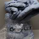 CozyLux King Size Comforter Set Dusty Blue - 7 Pieces Bed in a Bag King, Luxury Soft Bed Set for All Seasons, Bedding Set with Down Alternative Comforter, Sheets, Pillowcases & Shams, Grayish Blue