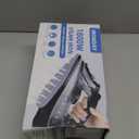 IRONDAY 1700W Steam Iron for Clothes 20s Fast Heat-up, Iron with 10.14oz Water Tank, Non-Stick Ceramic Soleplate, Auto-Off, Spray Mist & Steam Burst, Ironing Clothes for Home