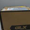 GLX GX11 Compact Motorcycle Helmet - Matte Black, Large - Full Face w/ Tinted Visor, DOT Approved (Black, L)