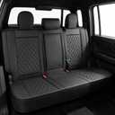 Rear Seat Covers for Toyota Tacoma 2024 2025 2026 Double Cab Leather