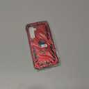 for Samsung Galaxy S24 FE Case with Screen Protector, Military Grade Rugged Shockproof Galaxy S24 FE 5G Heavy Duty Protective Cover for Samsung S24 FE Magnetic Ring Kickstand Phone Case (Red)