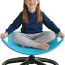 Spinning Chair for Autistic Kids, Sensory Spinning Chair for Kids & Toddlers, 220LBS Capacity, Safe Non-Slip Spin Chair with Handle, Sensory Chair for 3-8 Ages Autism & Special(Blue Oval)