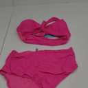 Yonique Women's Two Piece High Waisted Bikini Set Tummy Control Swimsuit Full Coverage Bathing Suit XXL