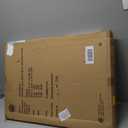 U Brands Farmhouse Linen Bulletin Board, 30" x 20", White Wood Frame, Wall Mounted Pin Board for Home Office, Classroom & Kitchen, Includes Push Pins