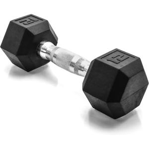 CAP Barbell Coated Hex Dumbbell Weight | Multiple Options (12 lb)