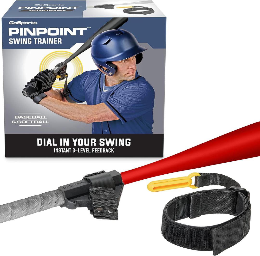 GoSports Pinpoint Baseball & Softball Swing Trainer Batting Aid - Baseball Training Equipment for Intermediate and Advanced Players