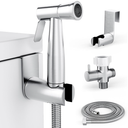 Bidet Sprayer for Toilet, Handheld Sprayer Kit, Cloth Diaper Sprayer Set - Easy to Install - Stainless Steel