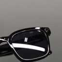 Jacuate AI Smart Camera Glasses 1080P HD - Bluetooth Video Recording Glasses with Voice Control, Wearable Sport Camera Eyeglasses for Driving, Hiking, Outdoor & Open on Computer-Black