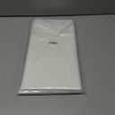 6 Pack Premium Disposable Plastic Tablecloth 54 X108 Inch Rectangle Solider Color Heavy Duty Table Cover for Dining Tables, Parties and Holidays Decorative (White)