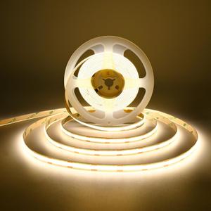 COB LED Strip Lights DC 12V LED Strip Flexible High Density UniformLED Strips,16.4ft 4000K Natural White,CRI 90+,2400LEDs Dimmable Lights for Home Room Decor(No Adapter or Controller)