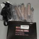 6 in 1 Curling Iron, Curling Wand Set with 3 Barrel Hair Crimper and 5 Interchangeable Ceramic Hair Curler (0.35"-1.25”), Instant Heat Up 2 Temp Wand Curler, Include Heat Protective Glove & 2 Clips