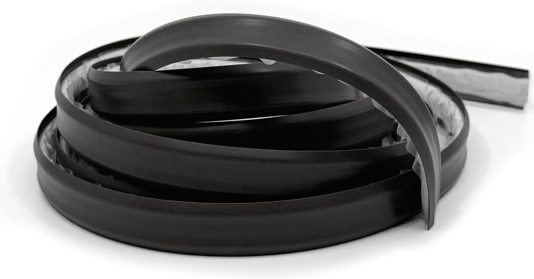 InstaTrim The Original Flexible Trim -10ft Black 3/4" Wide Caulk Tape - Adhesive Trim with Many Uses Including Caulking for Bathtubs, Sinks, Counters, Tile, Floors - Made in USA InstaTrim The Original Flexible Trim -10ft Black 3/4" Wide Caulk Tape - Adhesive Trim with Many Uses Including Caulking for Bathtubs, Sinks, Counters, Tile, Floors - Made in USA