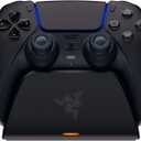 Razer Quick Charging Stand for PlayStation 5: - Curved Cradle Design - Matches PS5 DualSense Wireless Controller - One-Handed Navigation - USB Powered - Black (Controller Sold Separately)