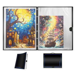 ALL4JIG 2000 Puzzle Storage Folder Binder Keeper for Jigsaw Enthusiasts - Space-Saving Organizer, Holds 20 Puzzles, 28.35"x40.16" inches, HD Film Pockets Birthday Gifts for Mom &Grandma