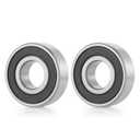 Donepart R16-2RS Bearings, 1 Inch ID x2 Inch OD x1/2" Thick C3 High Speed Pre-Lubricated and Double Rubber Sealed Ball Bearings for Machinery, Automotive Components, and Industrial Equipment. (2 Pack)