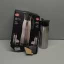 TableCraft 12685 34 oz (1 L) Stainless Steel Coffee Creamer, Vacuum-Insulated Double Wall Carafe, Dishwasher Safe, Flip-Top Lid, Ideal for Breakfast Buffets & Coffee Stations