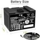 Replacement Battery for iRobot Roomba i7 i7+ 7150 7558 i3 i3+ i4 i4+ i8 i8+ and e5 e6 Rechargeable Battery for Roomba i and e Series (not for iRobot Roomba Combo Series) 14.4V 2210mAh/32Wh ABL-D2
