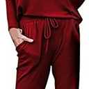 GOHRSHA Lounge Sets for Women 2 Piece Fall Casual Travel Sweatsuits Comfy Matching Sets Loungewear Long Sleeve Tunic Tops, Small