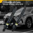 2PCS Rear Shock Struts w/Adaptive Suspension for Lexus RX350 RX450h 16-19