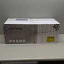 52 Inch Quiet DC Motor White Ceiling Fan with Light Remote Control, Indoor 3 Blade Modern Ceiling Fan for Bedroom Living Room