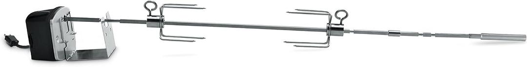 Weber Grill Rotisserie Kit for Genesis II 200/300 Series - Great for Slow Roasting Chicken, Lamb, Ribs, or Turkey on Your Grill; Includes Spit, Forks, and Motor