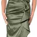 Xscape Women's Off-The-Shoulder Sweetheart Neck Taffeta Gown with Side Sweep Detail, Size 14