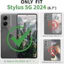 SUANPOT for Moto G Stylus 5G 2024 Wallet case with RFID Blocking Credit Card Holder,Flip Book PU Leather Protective Cover Women Men for Stylus 5G 2024 Phone case Blue